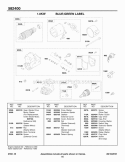10 Kw Electric Starter Diagram and Parts List for 582447-0476-E2  Briggs and Stratton Engine